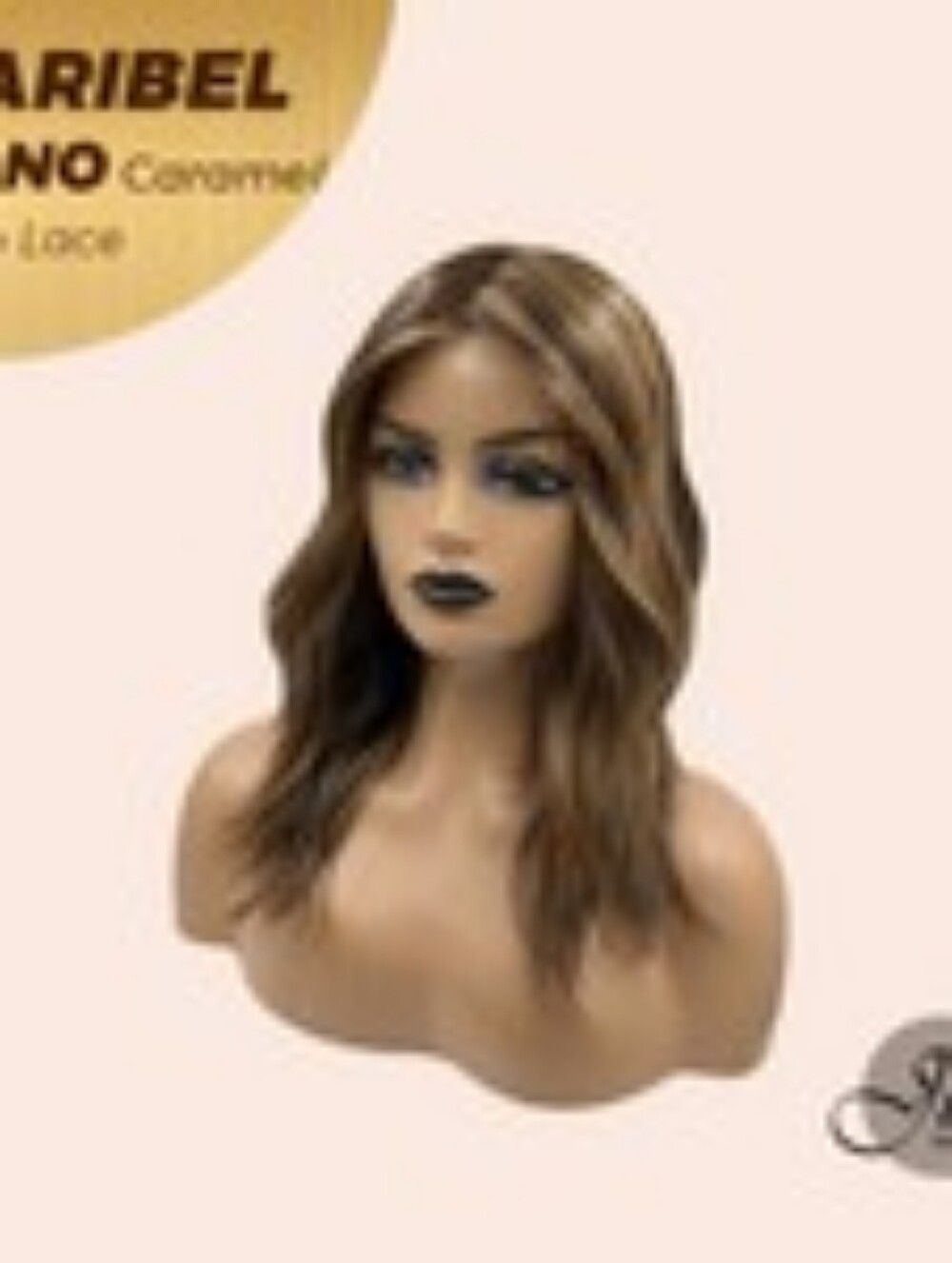 JB Extension Brown With Highlights Wavy Women’s Wig - Brand New Never Worn - Picture 16 of 16